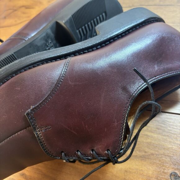 VTG Allen Edmonds Kennett 9574 Merlot Burnished Split Algonquin Toe Derby 8 E main image 4
